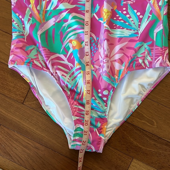 16. Michelle McDowell The Mia in the Trees One Shoulder Swimsuit - Picture 10 of 15